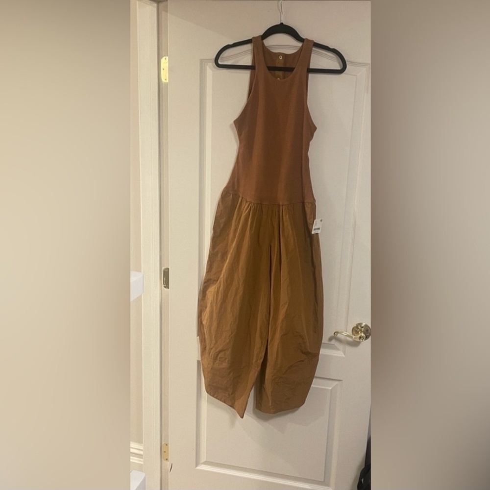 Stylish Free People Plie Jumpsuit Large - Picture 3 of 3